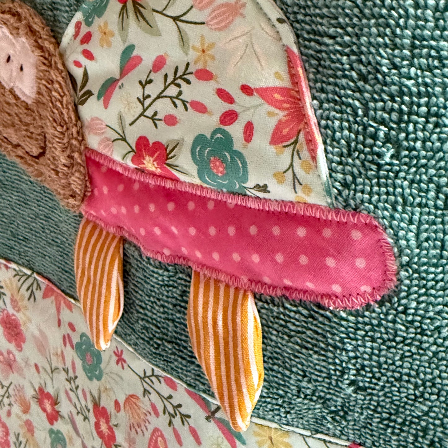 Personalisierbares Handtuch mit Schildkröten-Motiv – für Mädchen