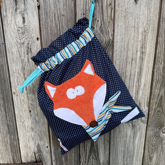 Wetbag mit Fuchs – Wiederverwendbare Nasstasche für Kinder & Babys