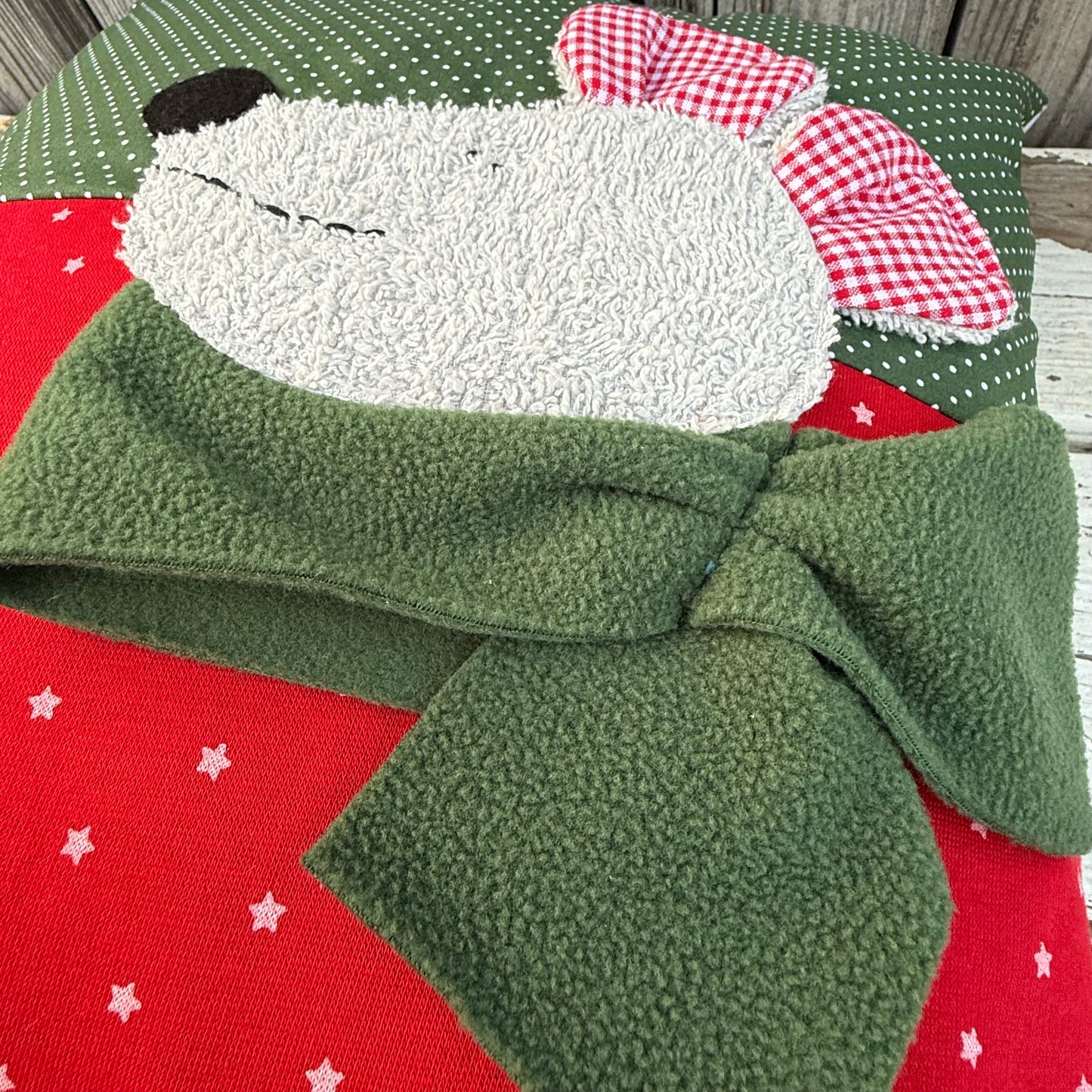 Kissen Maus personalisiert – Kinderkissen mit Namen, 40x40 cm