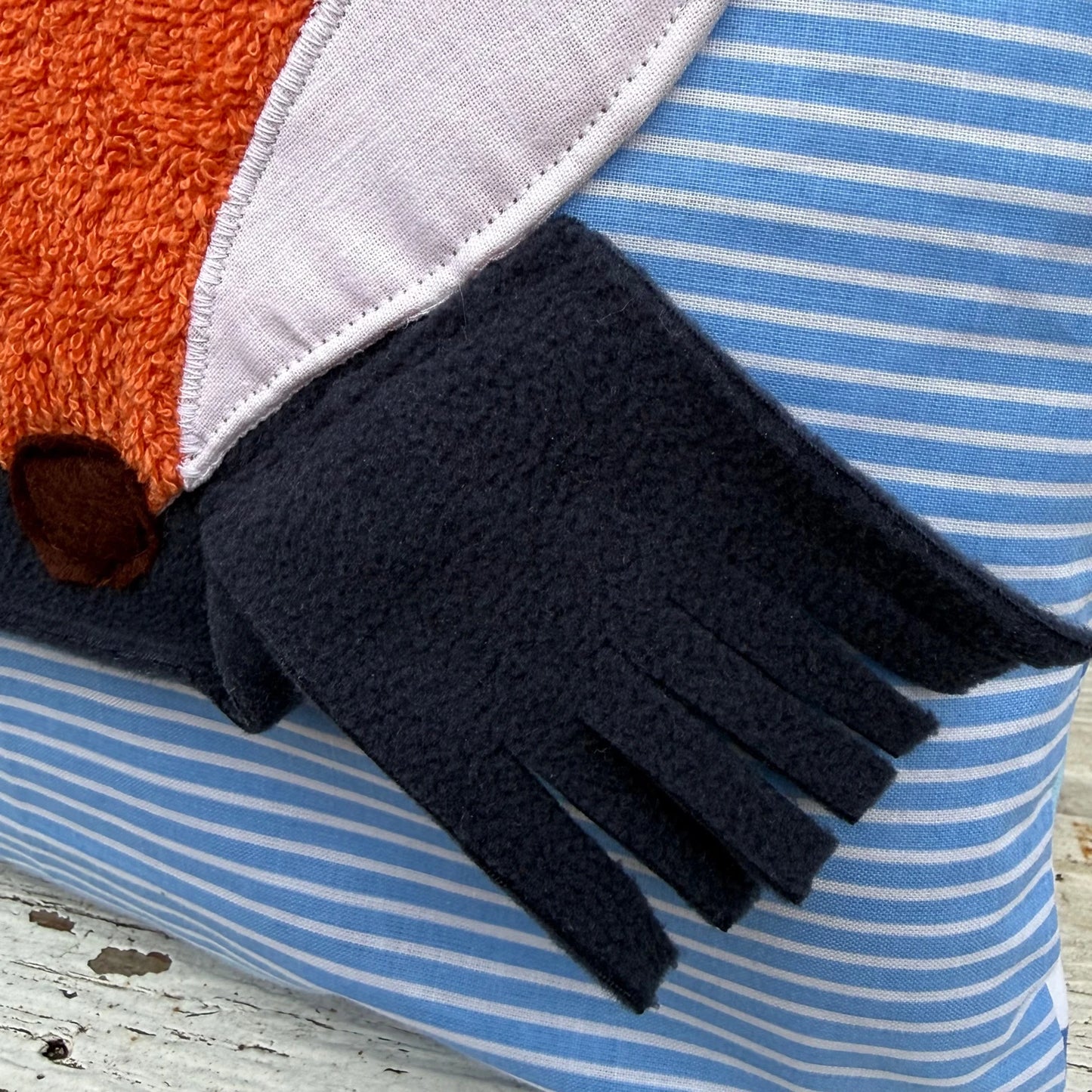 Kissen Fuchs personalisiert – Kinderkissen mit Namen, 40x40 cm