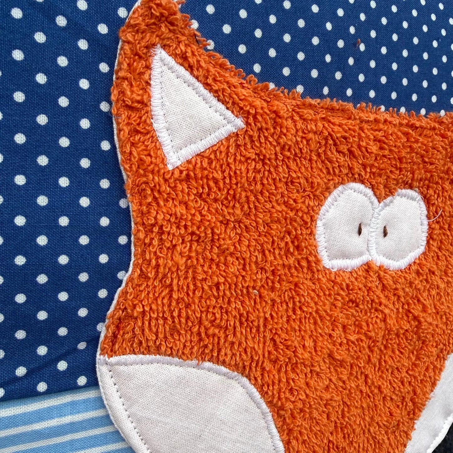 Kissen Fuchs personalisiert – Kinderkissen mit Namen, 40x40 cm