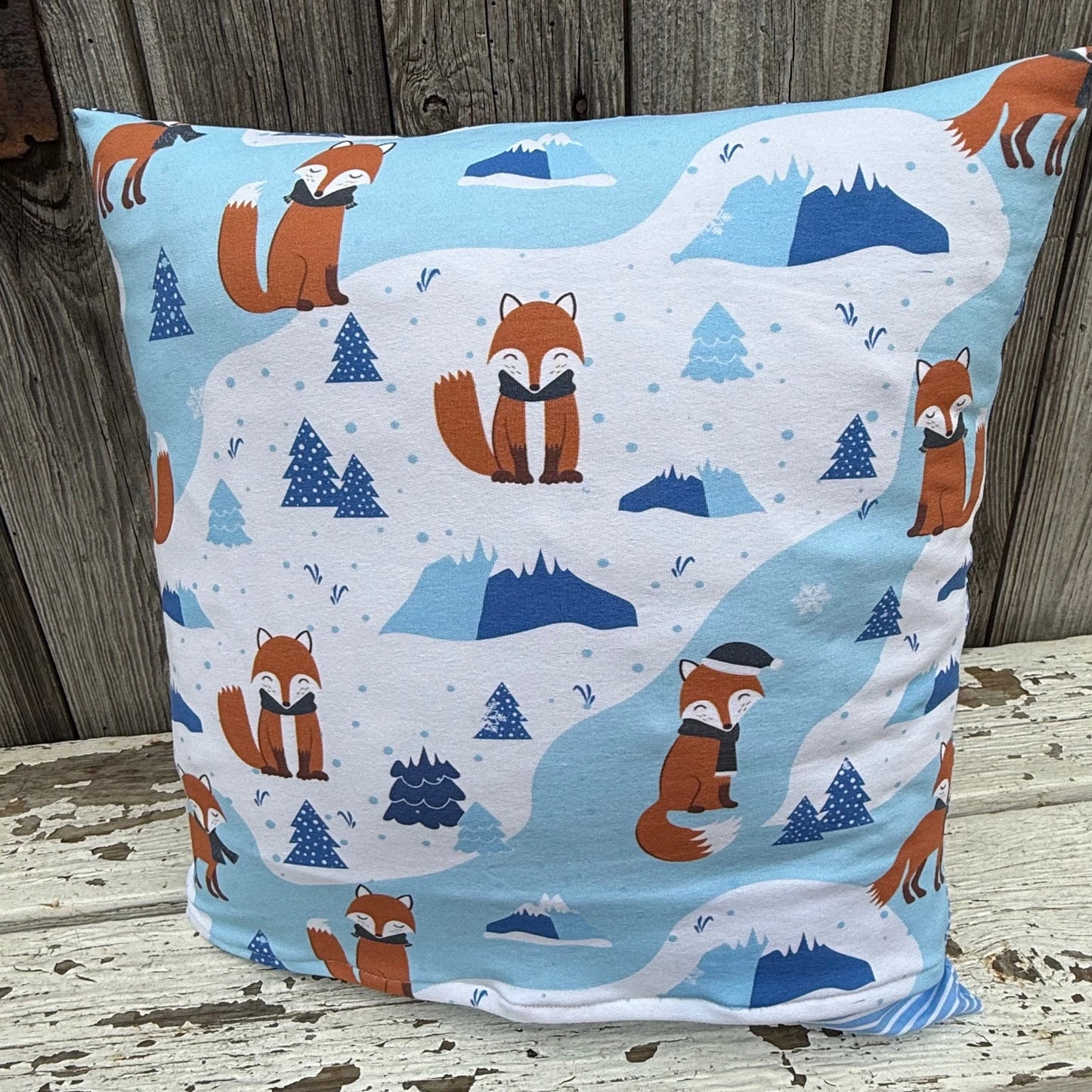 Kissen Fuchs personalisiert – Kinderkissen mit Namen, 40x40 cm