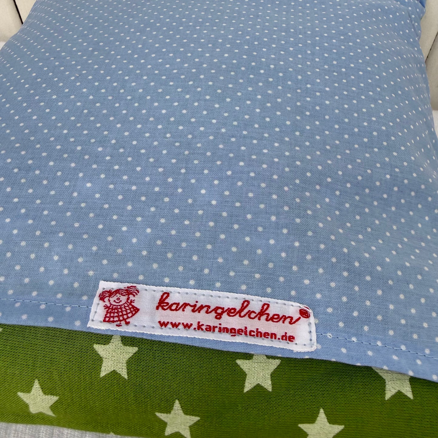 Reisekissen Elefant 30x30 cm – Handgemachtes KINDERKISSEN für Kleinkinder