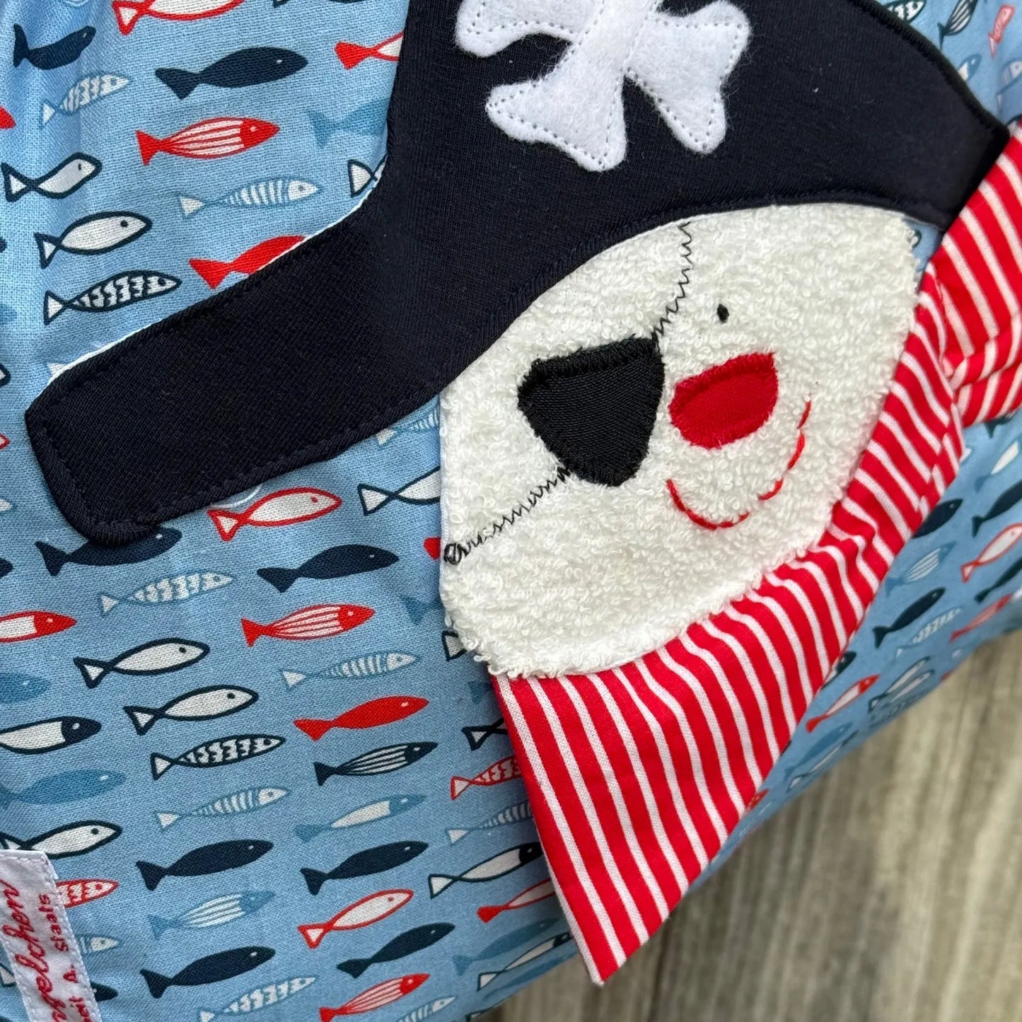 Wetbag „Pirat“ – Wasserdichte Tasche für nasse Kleidung & Stoffwindeln