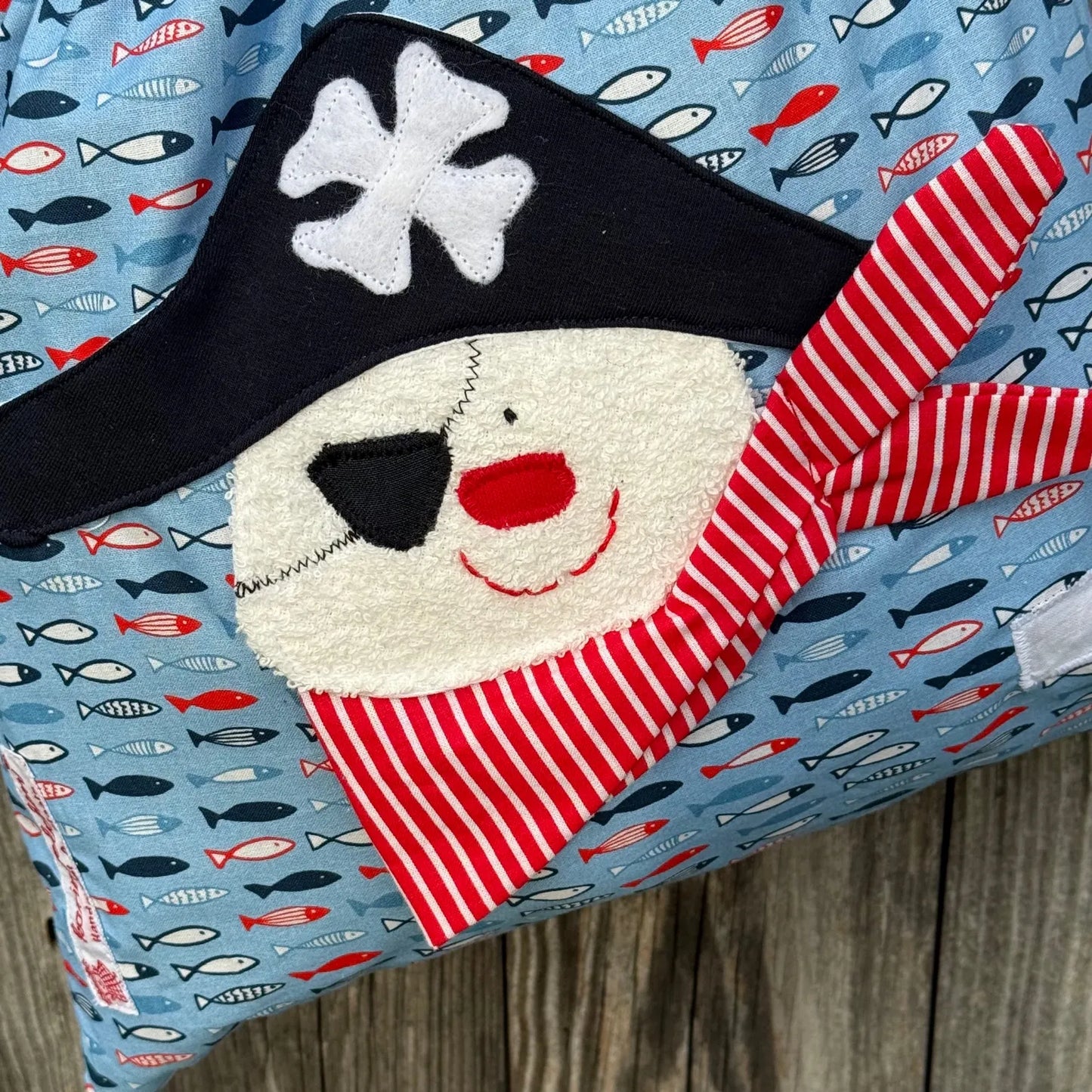 Wetbag „Pirat“ – Wasserdichte Tasche für nasse Kleidung & Stoffwindeln