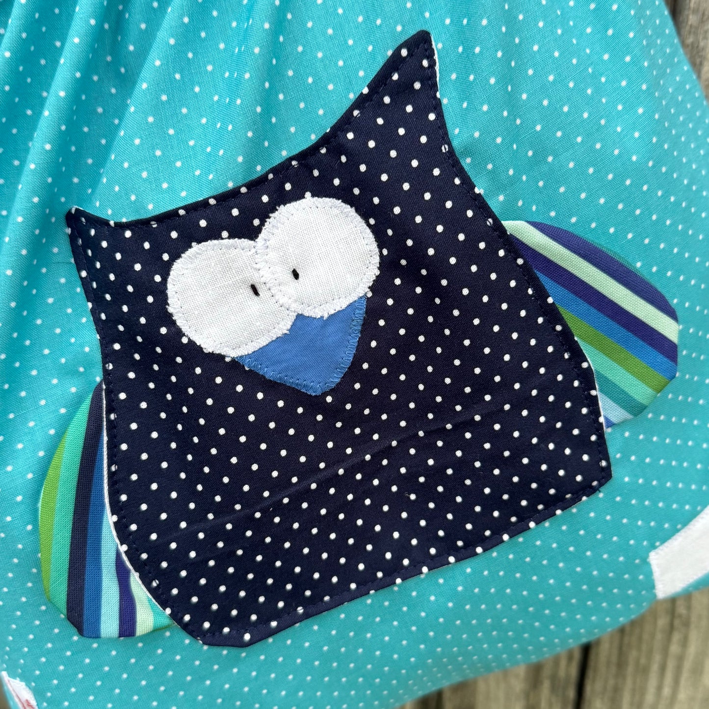 Wetbag Eule personalisiert – Wasserabweisende Nasstasche für Kita & Schwimmen