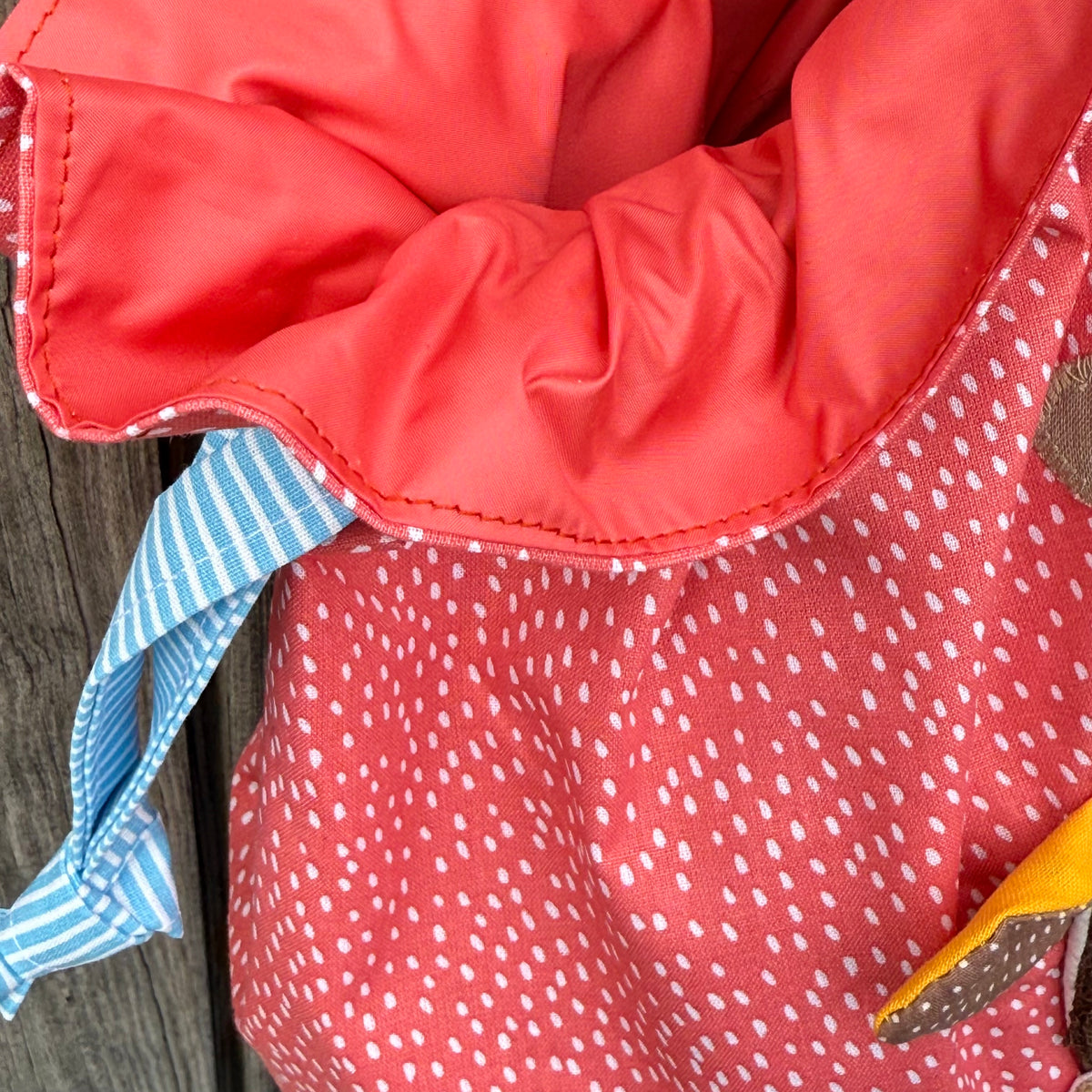 Nasstasche Giraffe – personalisierbarer Wetbag für Stoffwindeln