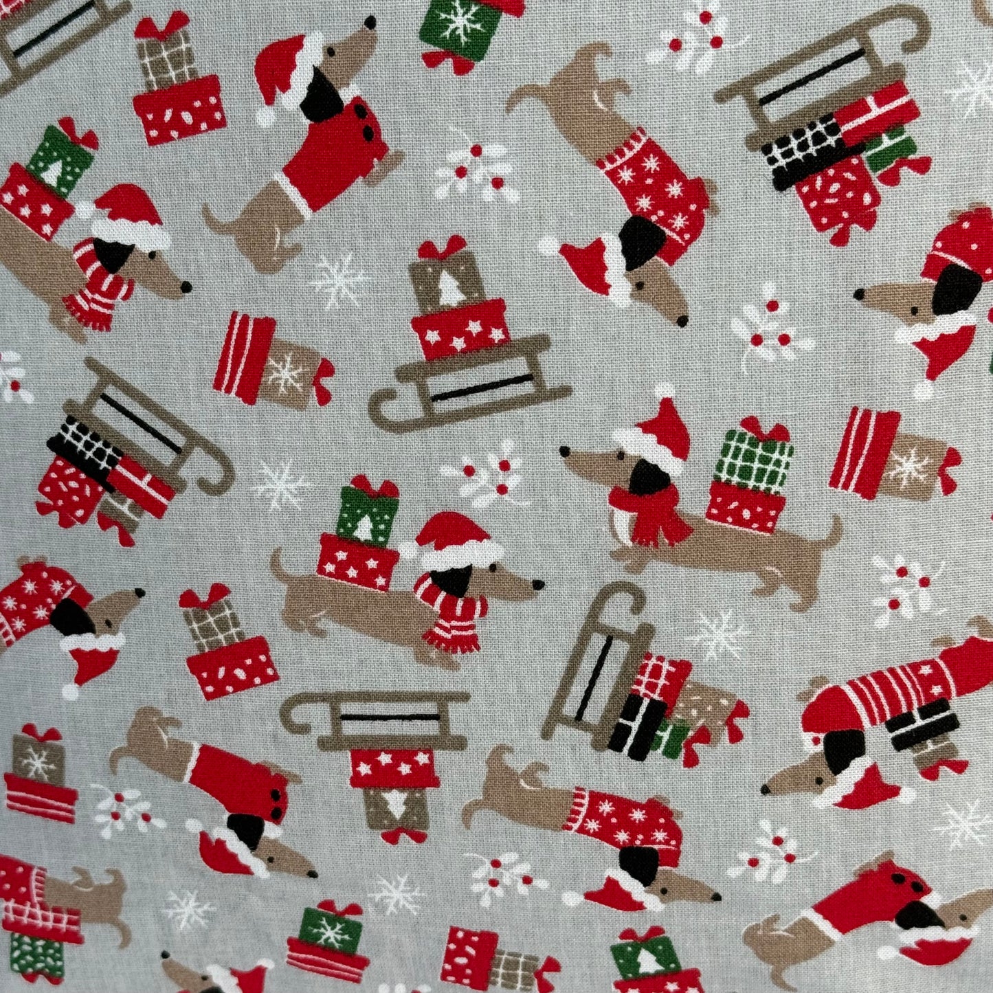 Weihnachtskissen für Opa mit Dackel – personalisierbar