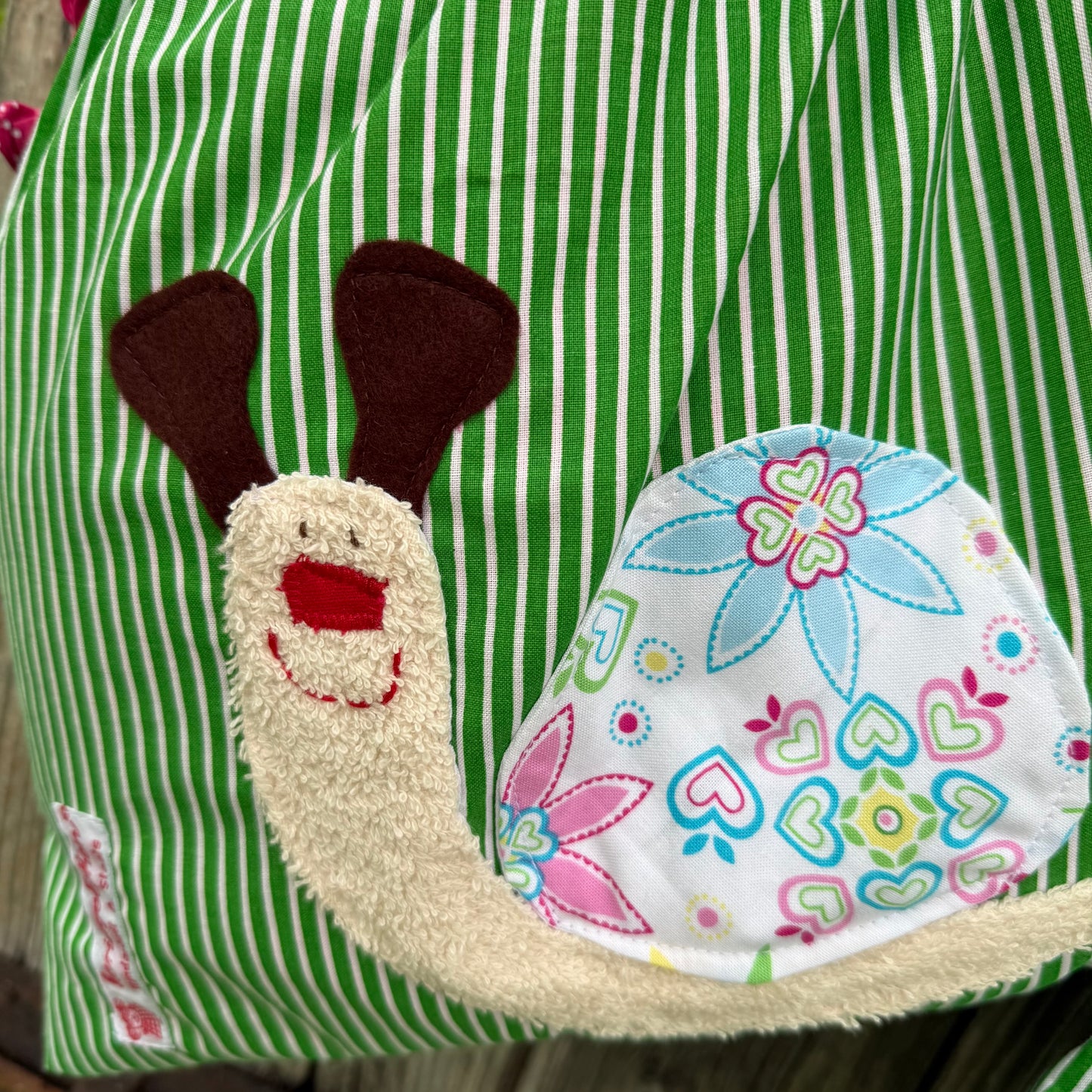 Wetbagset Mädchen Schnecke & Schmetterling – Kindergartenset mit Namen