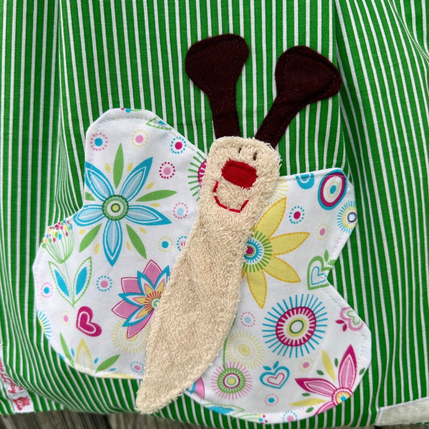 Wetbagset Mädchen Schnecke & Schmetterling – Kindergartenset mit Namen