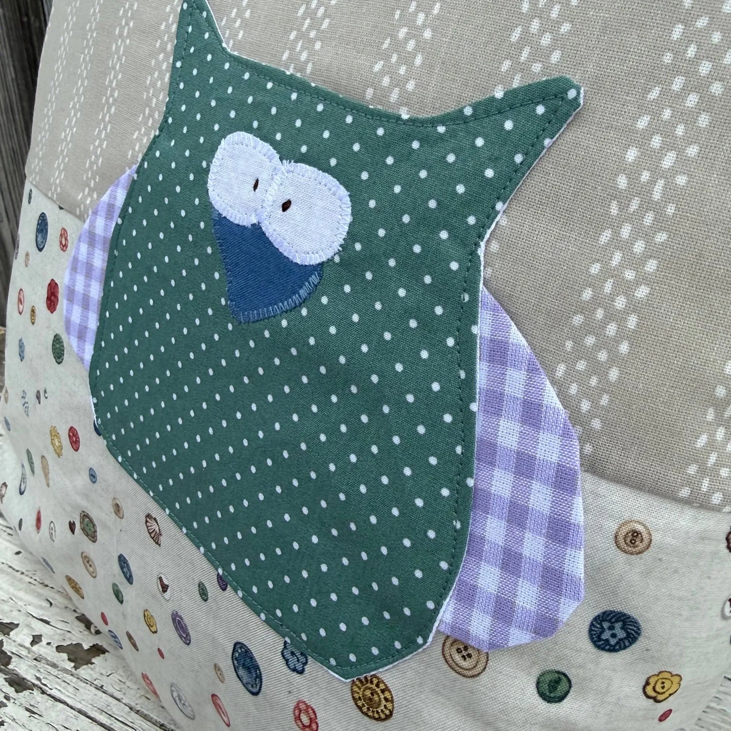 Kissen Eule personalisiert – personalisiertes Kissen für Kinder