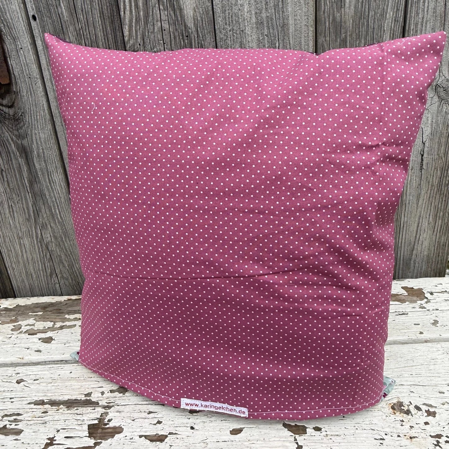 Kissen Pferd – Personalisiertes Kinderkissen mit Namen & Blumenmuster