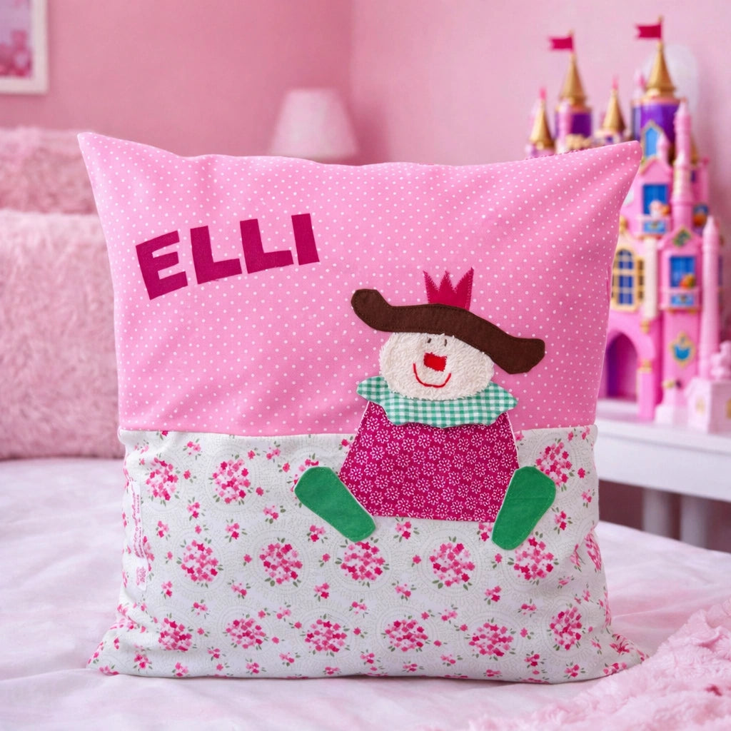 Kissen Prinzessin personalisiert -Kinderkissen mit Namen
