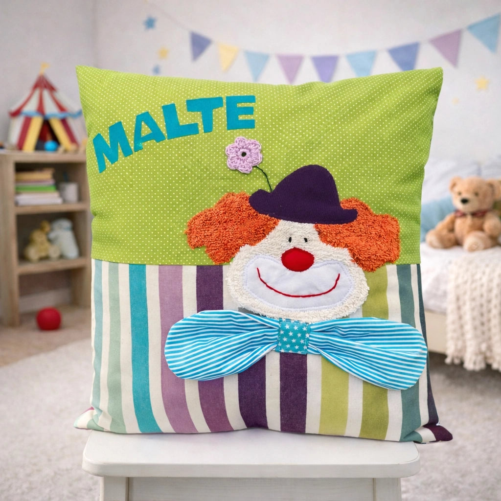 Kissen Clown personalisiert