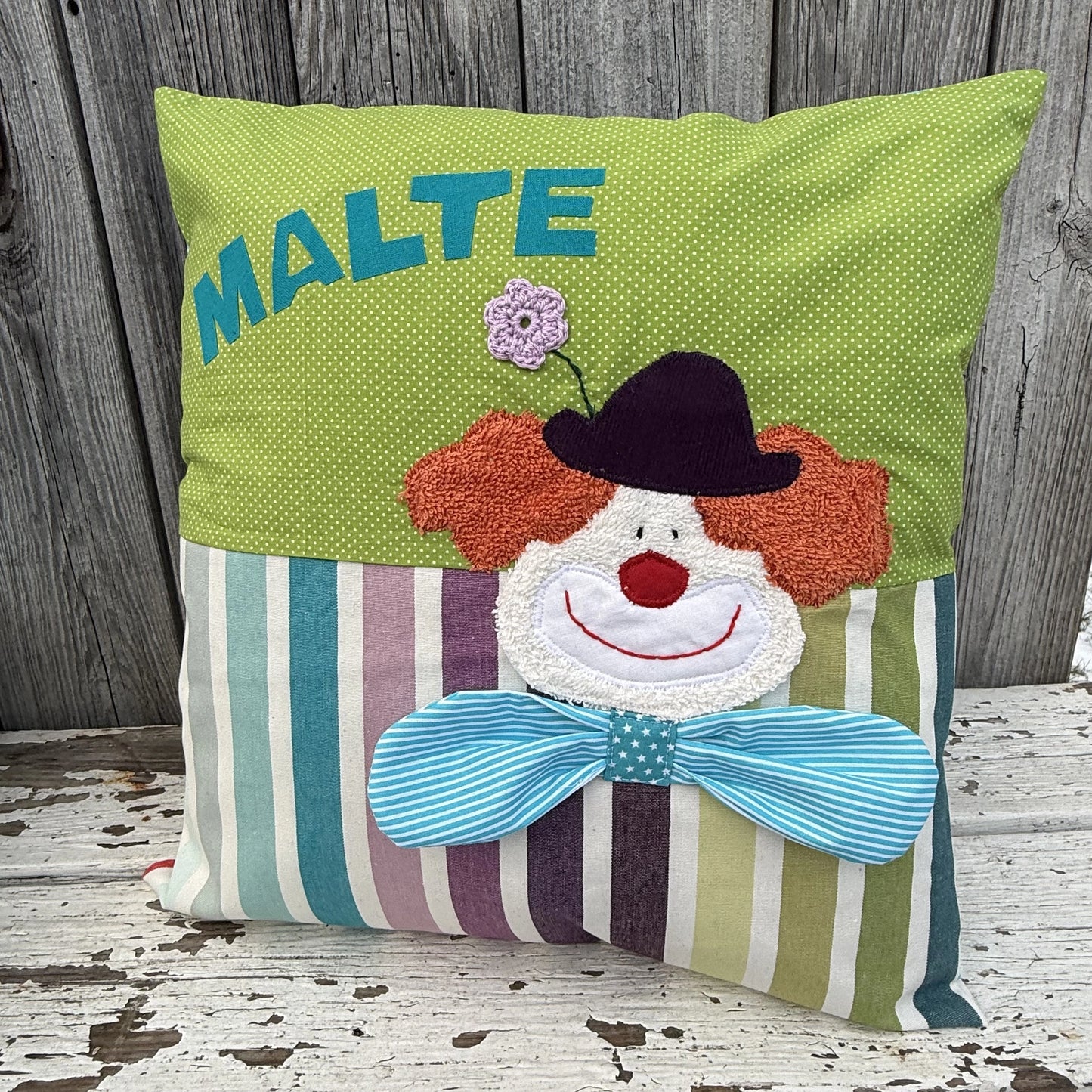 Kissen Clown personalisiert