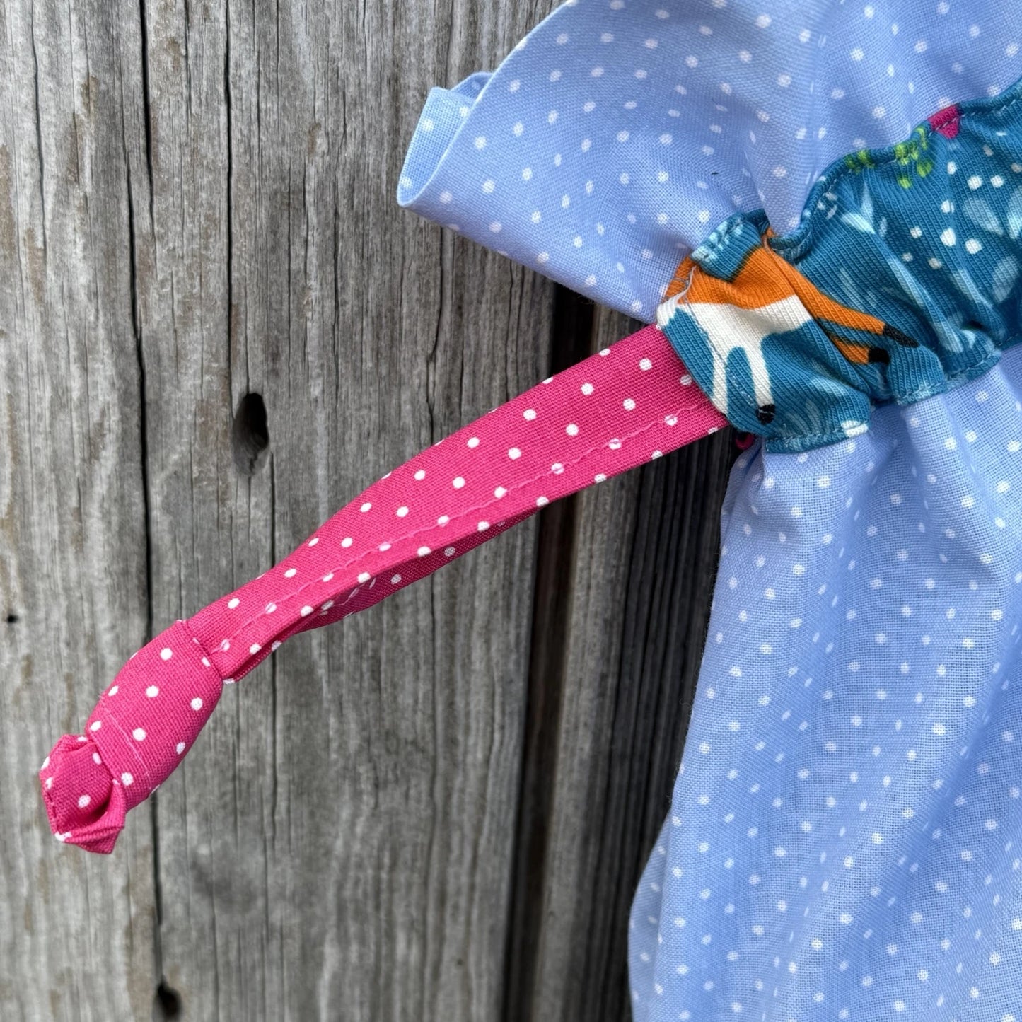 GeschenkSet Hase hellblau personalisiert – Wetbag & Beutel für den Kindergarten