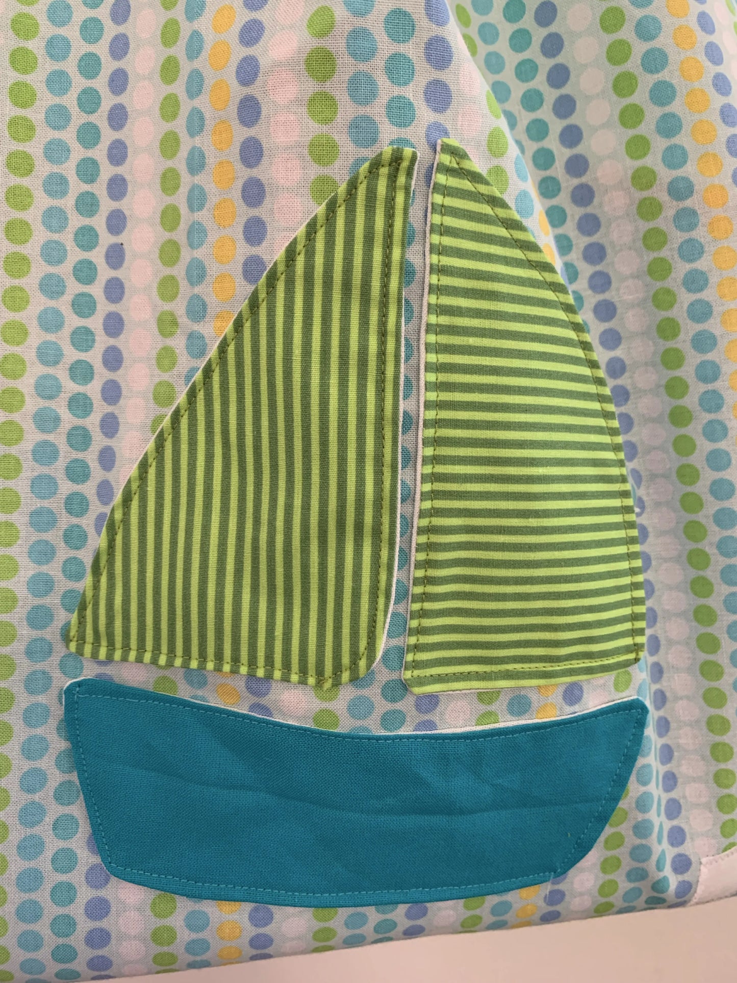 Kita-Set Matrose & Segelboot – Handgemachte Wetbag und Garderobenbeutel mit Namen für Kinder