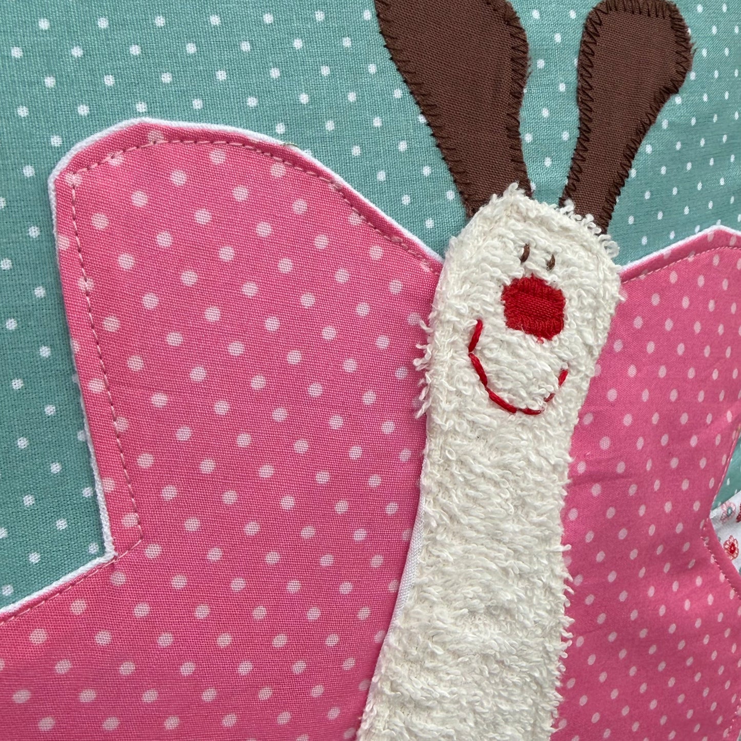Kissen personalisiert mit Namen – Schmetterling | Geschenkideen erster Geburtstag & Geschenk von Patentante