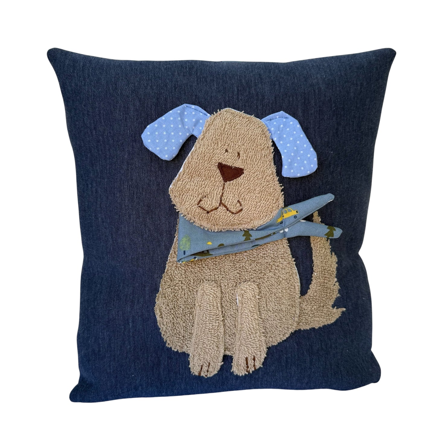 Reisekissen Hund 30x30 cm – Kuschelkissen für Auto, Urlaub & Kinderwagen