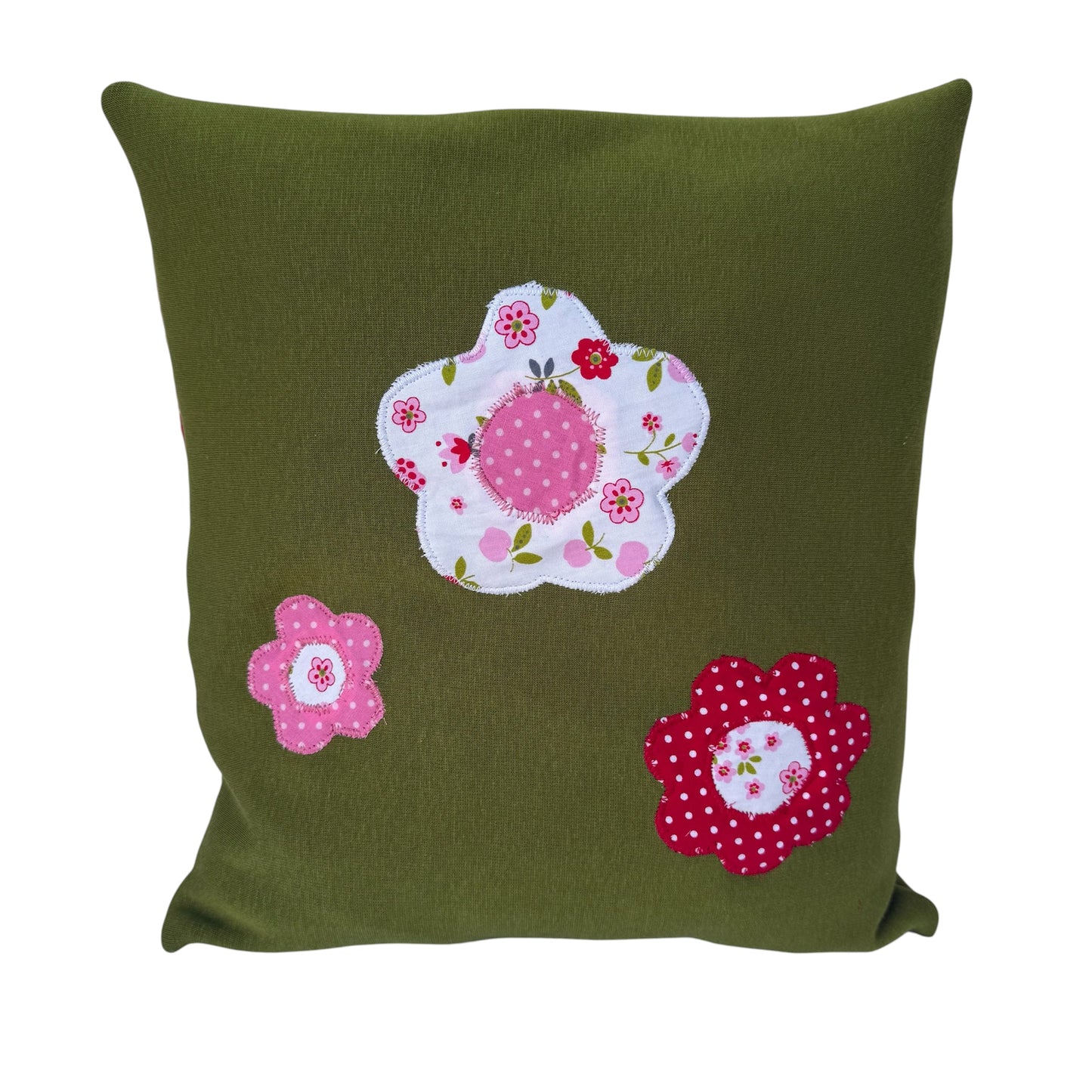 Reisekissen Blumenwiese für Kinder – Kuschelkissen 30x30 cm