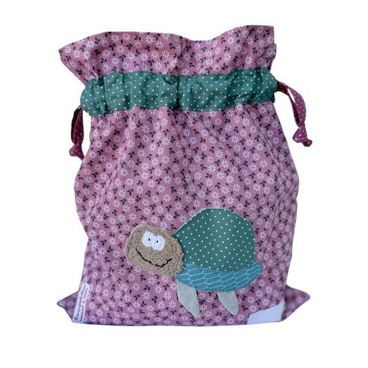 Wetbag Schildkröte personalisiert | Nasstasche für Kinder | Geschenk für Mädchen